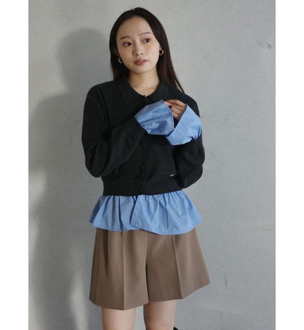 LAGUNAMOON「バイカラーベルトセットショートパンツ」|その他|