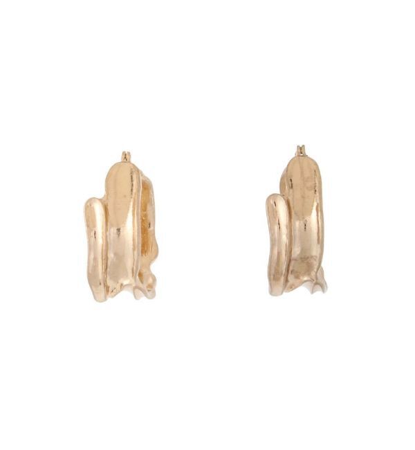 EVRIS「LEAF DESIGN HOOP ピアス」|ピアス|