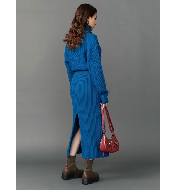 EVRIS「リブソックスミドルブーツ」|ショートブーツ|