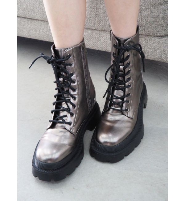 EVRIS「レースアップインソールワークブーツ」|ショートブーツ|