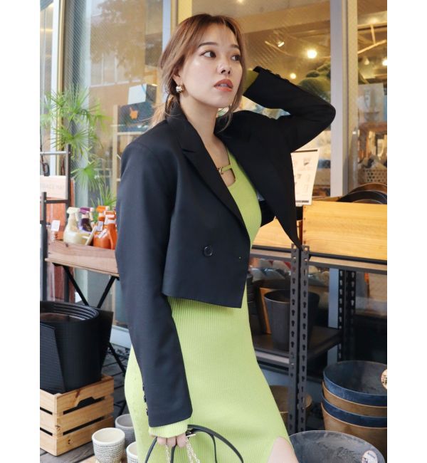 EVRIS「ショートレングスジャケット【セットアップ着用可能】」|テーラードジャケット|