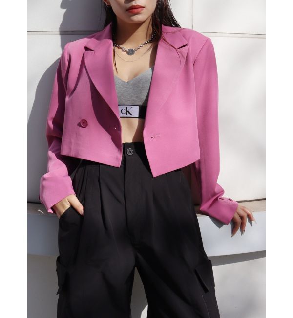 EVRIS「ショートレングスジャケット【セットアップ着用可能】」|テーラードジャケット|