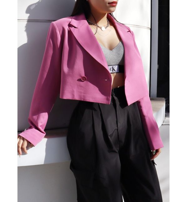 EVRIS「ショートレングスジャケット【セットアップ着用可能】」|テーラードジャケット|