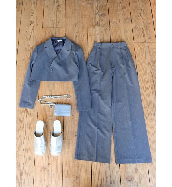 EVRIS「ショートレングスジャケット【セットアップ着用可能】」|テーラードジャケット|