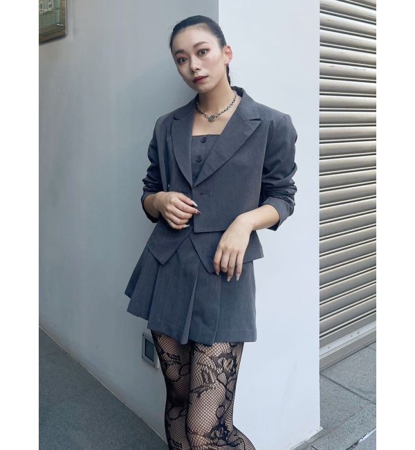 EVRIS「ショートレングスジャケット【セットアップ着用可能】」|テーラードジャケット|