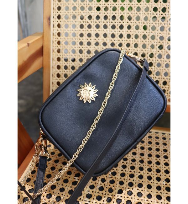 EVRIS「SUNNYダブルショルダーBAG」|ショルダー・メッセンジャー|ゴールド