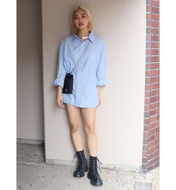 EVRIS「SUNNYストライプオーバーサイズシャツ」|シャツ・ブラウス|