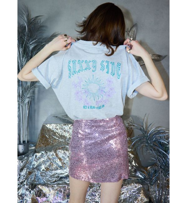 EVRIS「スパンコールミニスカート」|スカート|