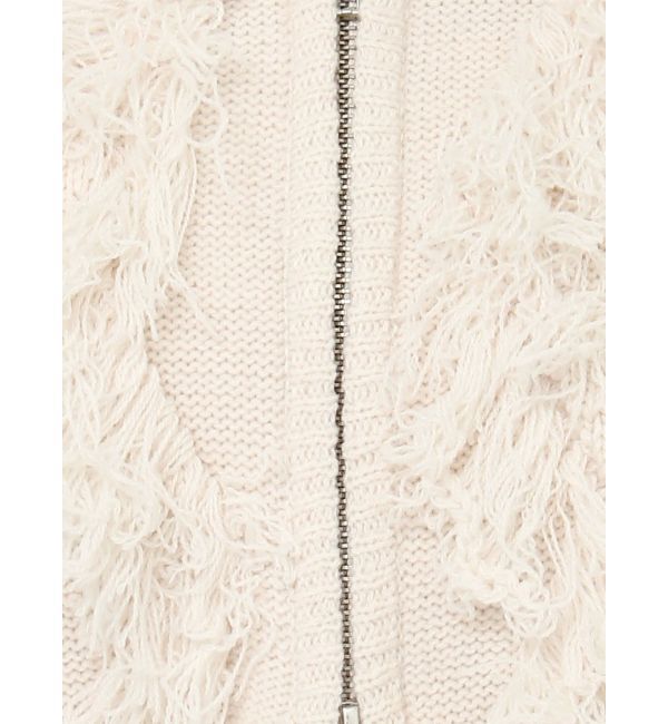 EVRIS「フリンジニットショートカーディガン」|カーディガン|