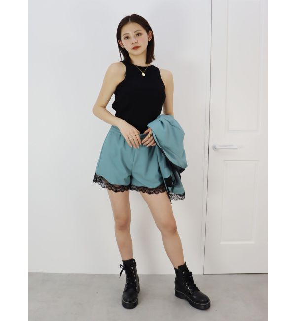 EVRIS「バックオープンボディースーツ」|タンクトップ|