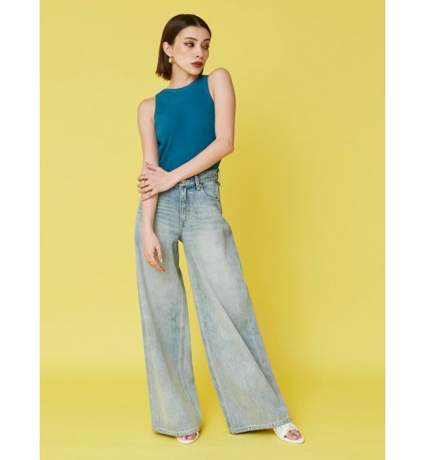 EVRIS「バックオープンボディースーツ」|タンクトップ|