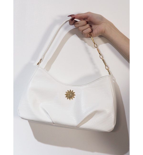 EVRIS「チェーンハンドBAG」|ハンドバッグ|ホワイト