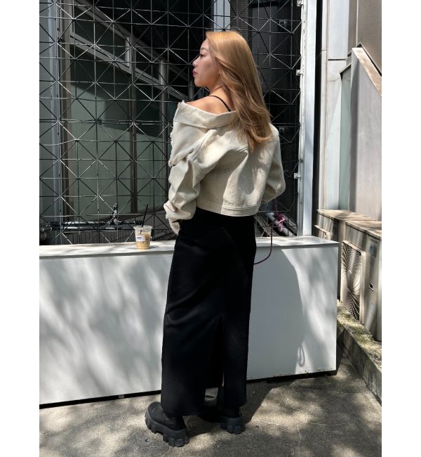 EVRIS「フリンジツイルショートジャケット」|その他|