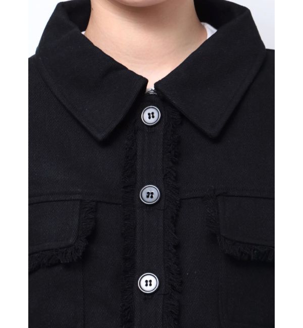 EVRIS「フリンジツイルショートジャケット」|その他|