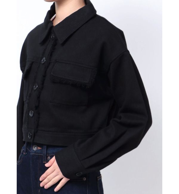 EVRIS「フリンジツイルショートジャケット」|その他|