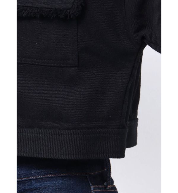 EVRIS「フリンジツイルショートジャケット」|その他|