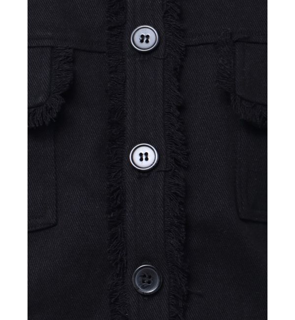 EVRIS「フリンジツイルショートジャケット」|その他|