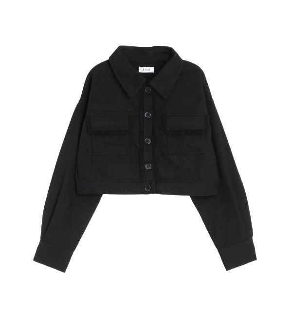 EVRIS「フリンジツイルショートジャケット」|その他|