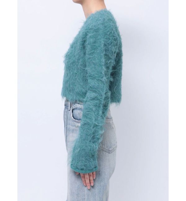 EVRIS「シャギークロップドニットトップス」|ニット・セーター|