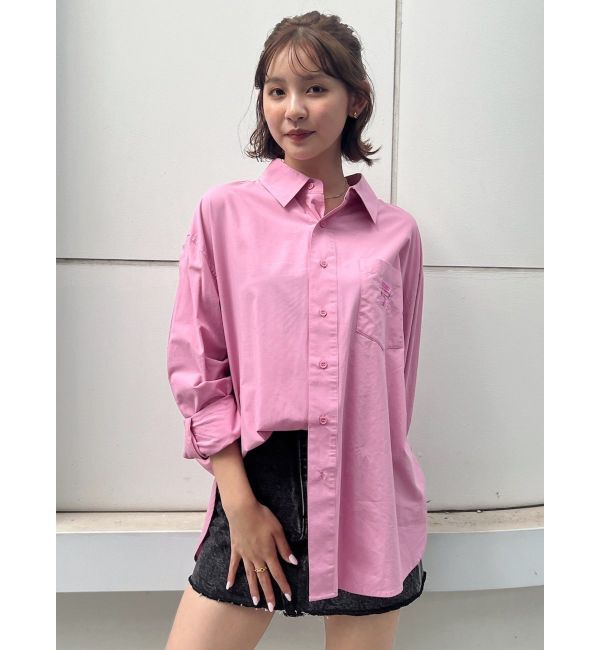 EVRIS「ワンポイントオーバーシャツ」|シャツ・ブラウス|