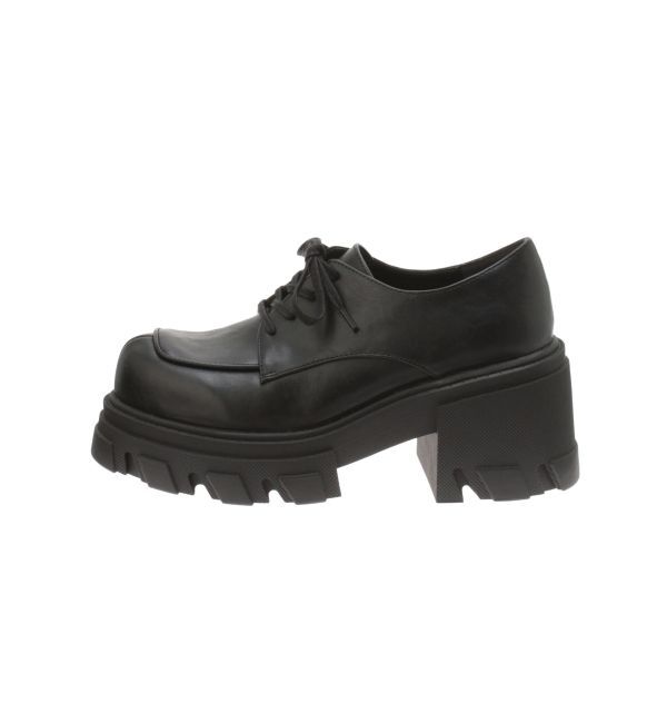 EVRIS「レースアッププラットフォームシューズ」|ローファー|