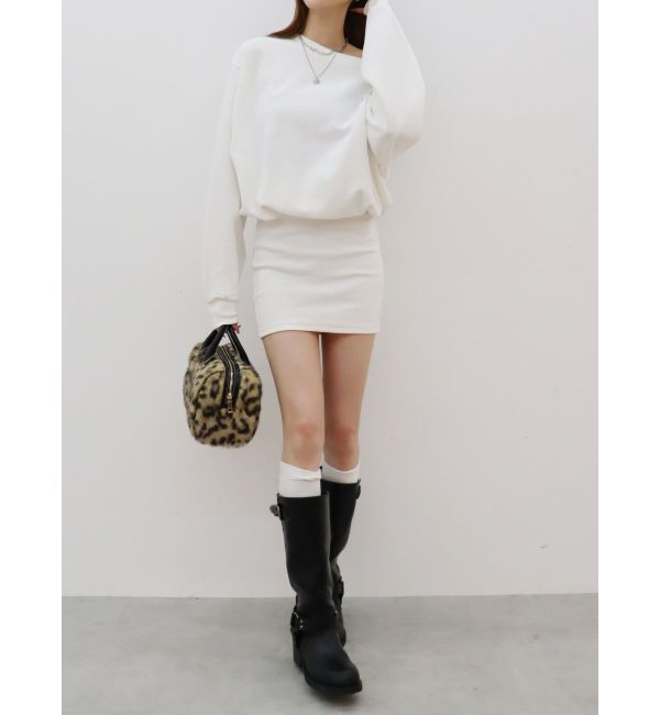 EVRIS「フェイクファーボストンBAG」|ボストンバッグ|