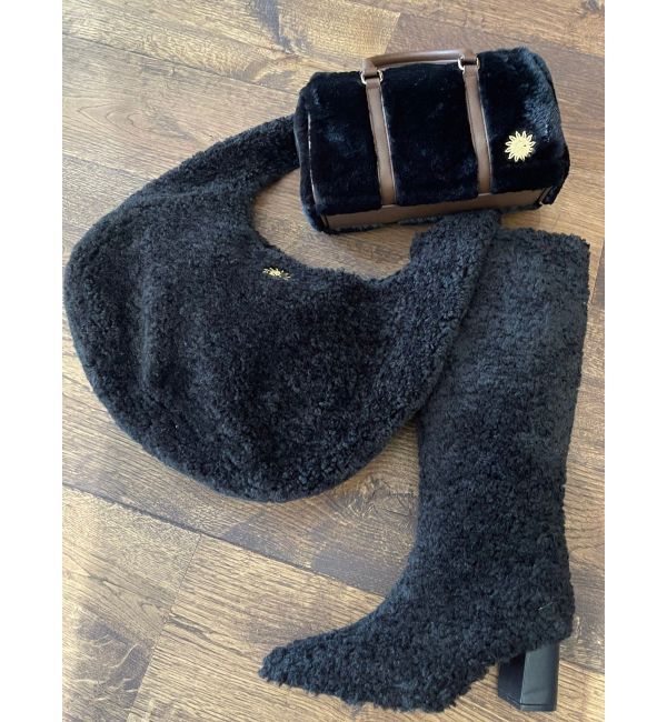 EVRIS「フェイクファーボストンBAG」|ボストンバッグ|