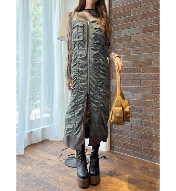 EVRIS「ロゴラインタートルニットトップス」|ニット・セーター|