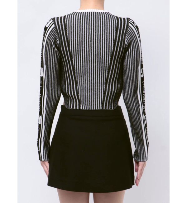 EVRIS「ロゴラインタートルニットトップス」|ニット・セーター|