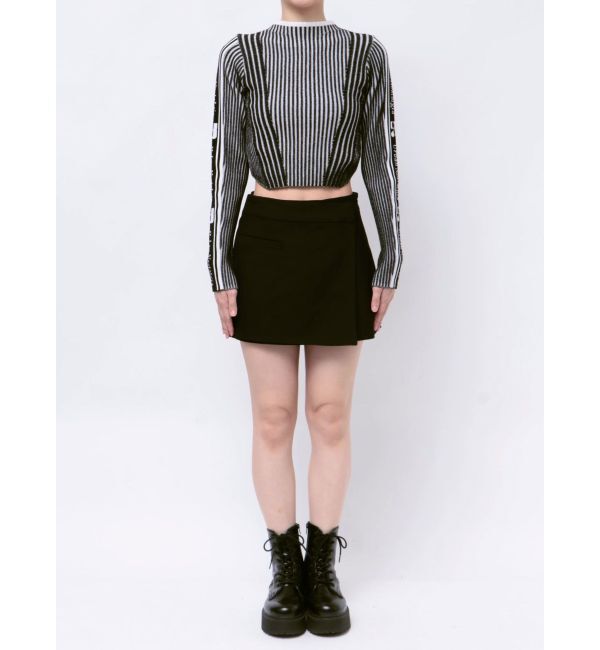 EVRIS「ロゴラインタートルニットトップス」|ニット・セーター|