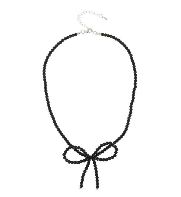 EVRIS「PEARL RIBBON CHOKER」|ネックレス|