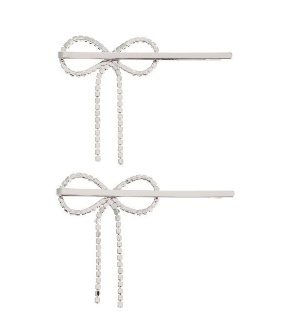 EVRIS「RHINESTONE RIBBON ヘアピン」|その他|