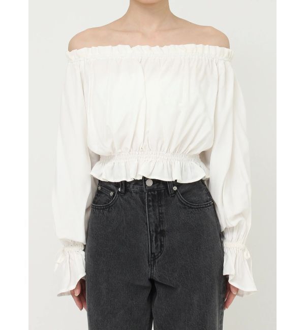 EVRIS「コットンオフショルブラウス」|シャツ・ブラウス|