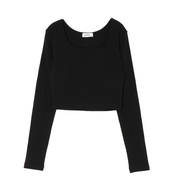 EVRIS「スクエアクロップドトップス」|Tシャツ・カットソー|