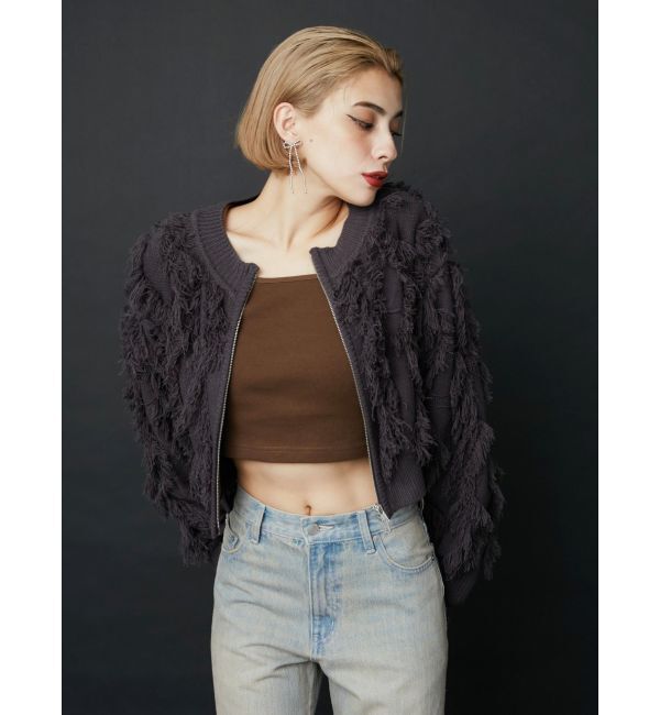 EVRIS「スクエアクロップドトップス」|Tシャツ・カットソー|