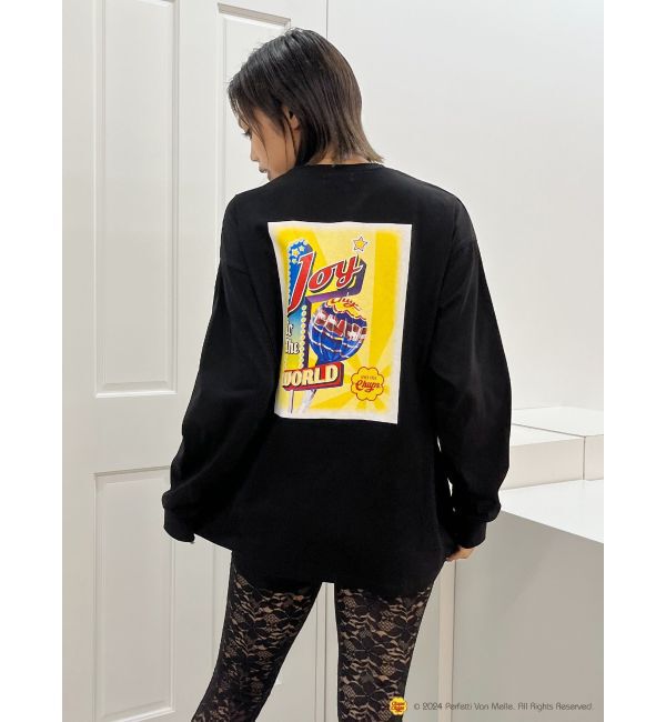 EVRIS「【EVRIS&times;Chupa Chups】グラフィックロンT」|Tシャツ・カットソー|