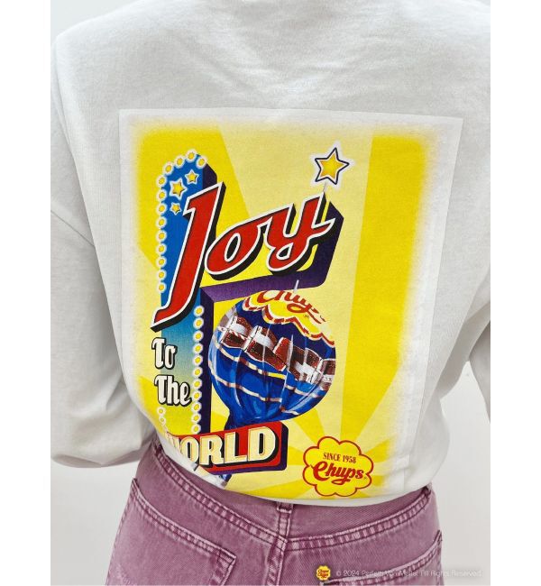 EVRIS「【EVRIS&times;Chupa Chups】グラフィックロンT」|Tシャツ・カットソー|