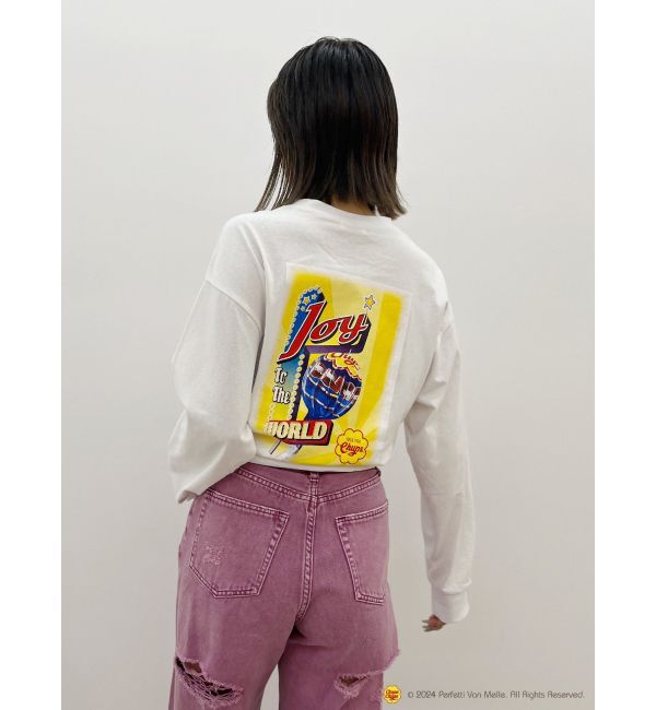 EVRIS「【EVRIS&times;Chupa Chups】グラフィックロンT」|Tシャツ・カットソー|