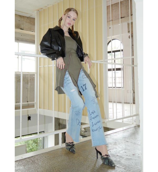 EVRIS「バイカラーヒールサンダル」|サンダル|