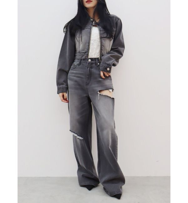 EVRIS「バイカラーヒールサンダル」|サンダル|