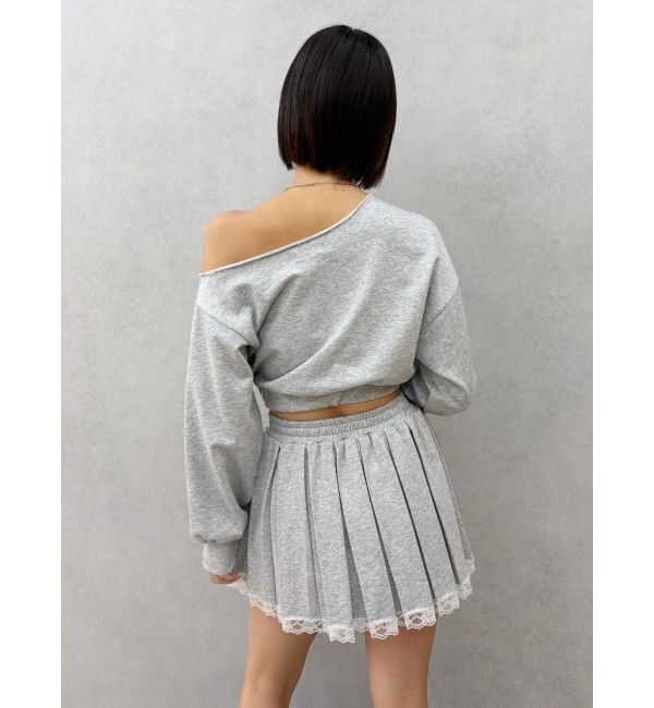 EVRIS「ワンショルダースウェットトップス【セットアップ着用可能】」|スウェット・ジャージ|