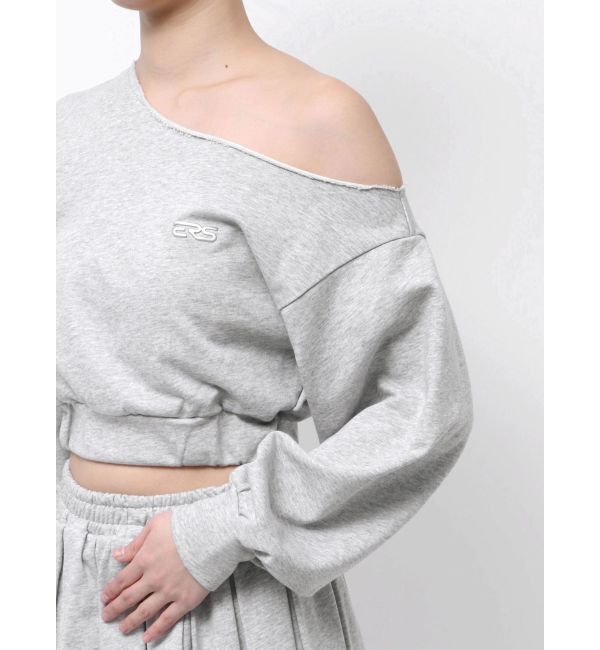 EVRIS「ワンショルダースウェットトップス【セットアップ着用可能】」|スウェット・ジャージ|