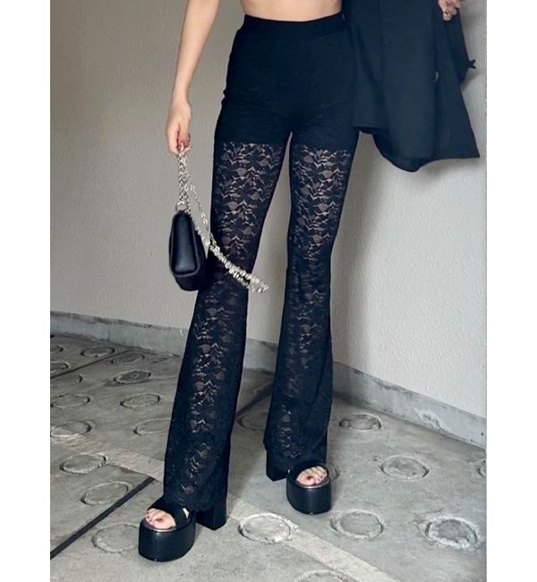 EVRIS「レースフレアパンツ」|その他|