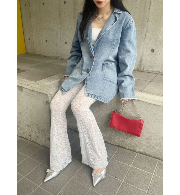 EVRIS「レースフレアパンツ」|その他|