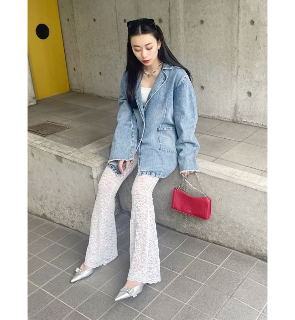 EVRIS「レースフレアパンツ」|その他|