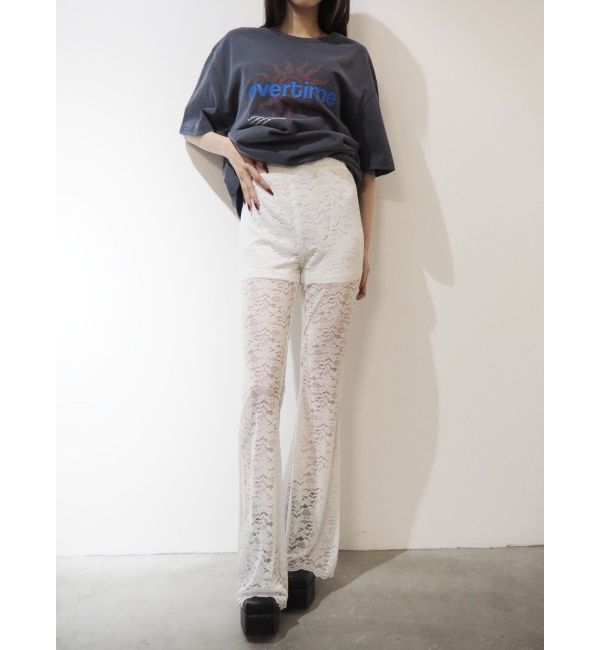 EVRIS「レースフレアパンツ」|その他|