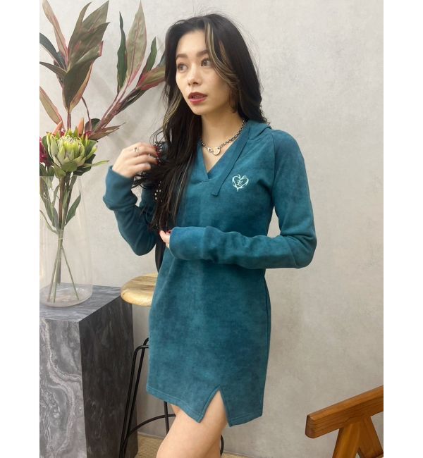 EVRIS「スウェットミニワンピース」|ワンピース|