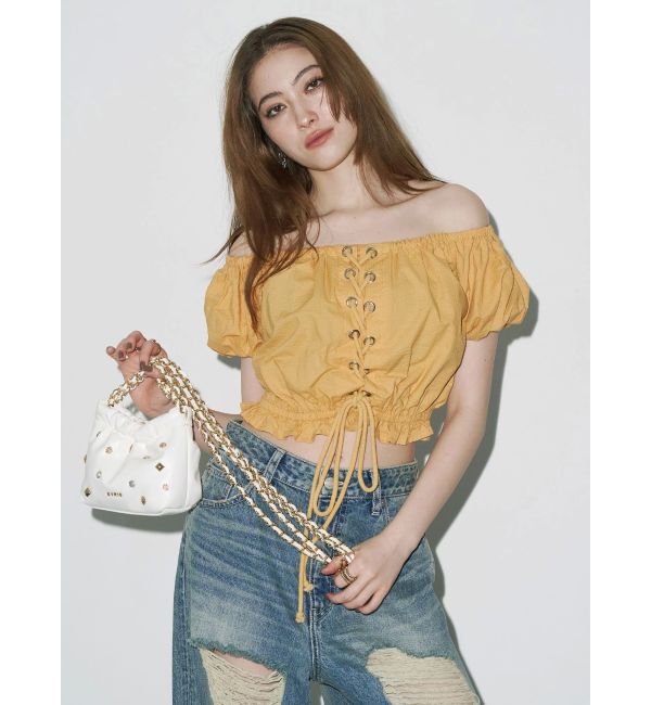 EVRIS「スタッズチェーンミニショルダーBAG」|ショルダー・メッセンジャー|