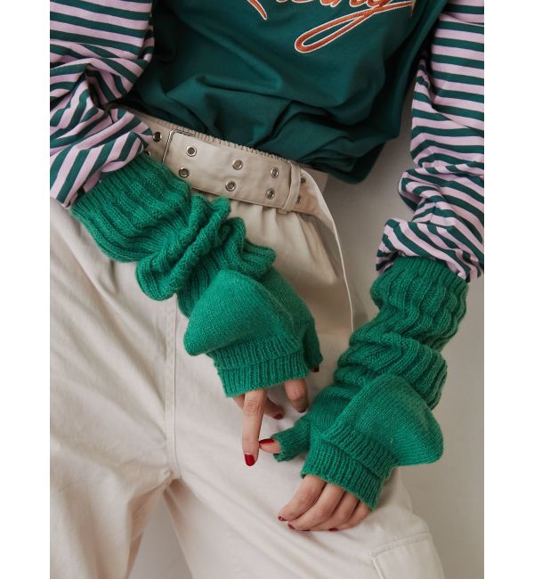 jouetie「ニットロンググローブ」|手袋|