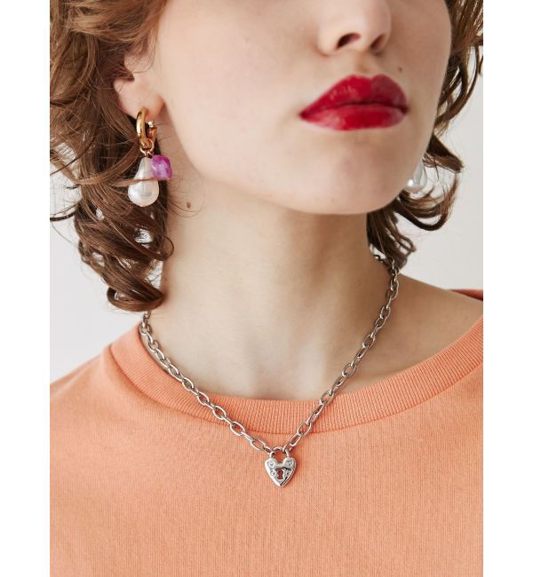 jouetie「ロゴパールストーンピアス」|ピアス|